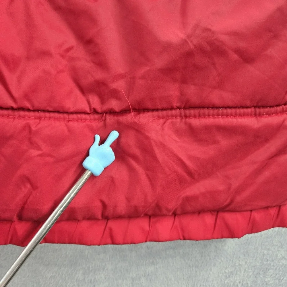 Jordan Boys Jacket 6 Red Nylon Polyester Puffer Jumpman Embroidered Fleece READ